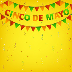 Cinco de Mayo colorful bunting