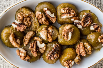 Dried Fig Jam with walnut.