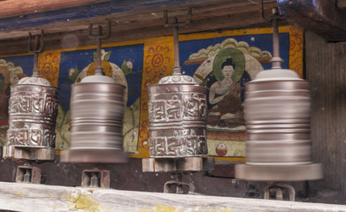 Młynki modlitewne, Nepal © Rafał Bachanek