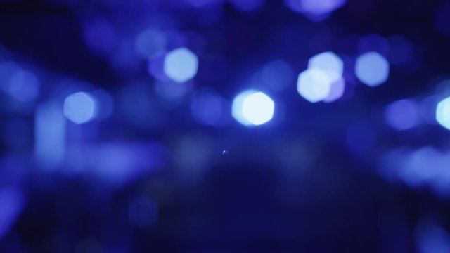 Sparkling Blue Lights Background