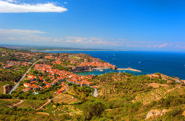 Town of Colliuore, southern France