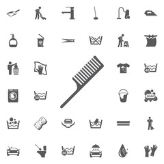 Comb vector icon.