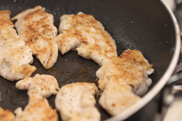 Sauteed Chicken Tenders in an Orange and Lemon Sauce