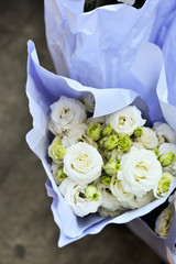 Roses prepared for decoration in event