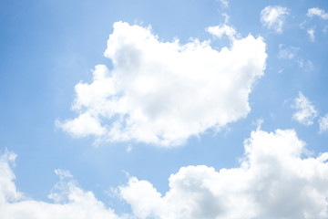 blue sky with cloud