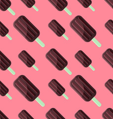 icecream seamless pattern