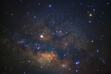Fototapeta na wymiar The center of the milky way galaxy,Long exposure photograph, with grain