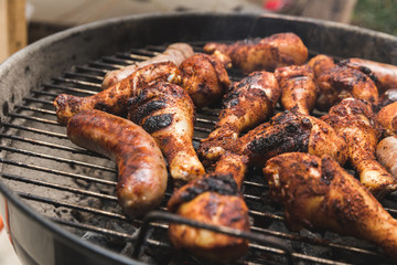 Grilled Meat with Seasonings