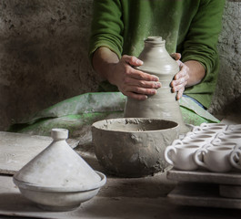 Moroccan Potter in Fes