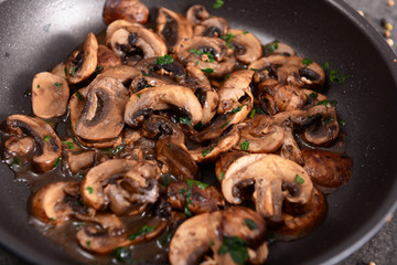 Fried mushrooms