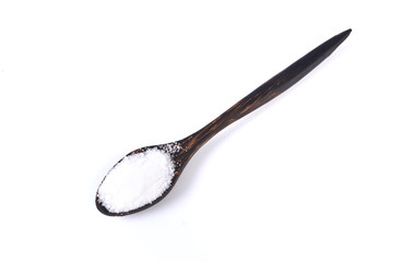  salt on white background