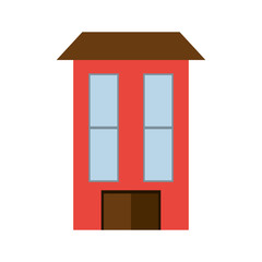 Real estate building icon vector illustration graphic design