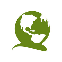Isolated world earth icon vector illustration graphic design