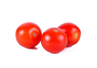 Tomatoes isolated on white background