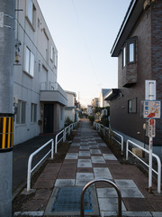 住宅街の道