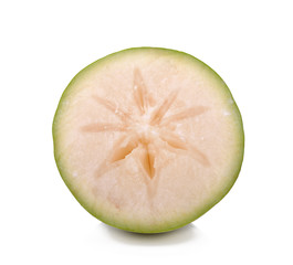 Star apple isolated on the white background