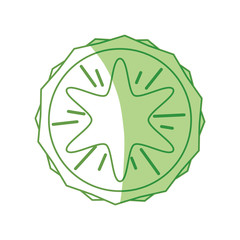 Delicious pineapple fruit icon vector illustration graphic design