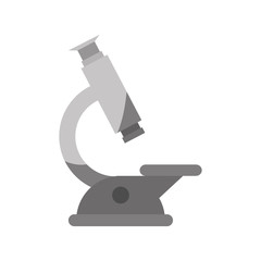 microscope tool  icon over white background. colorful design. vector illustration