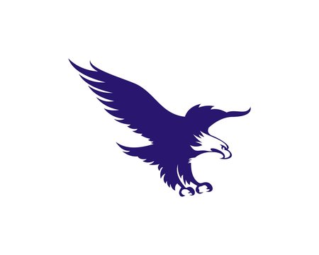 Eagle Illustration Logo Vector