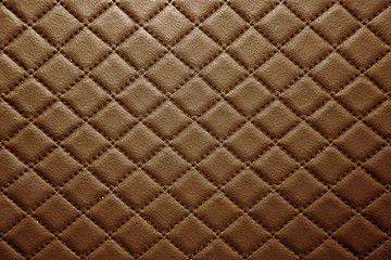 Leather texture with seam background