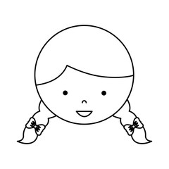 germany girl character icon vector illustration design