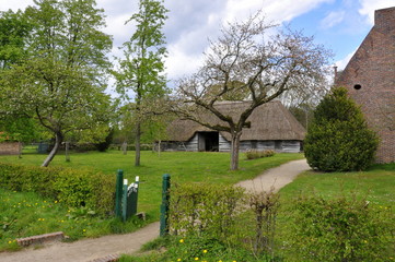 scenery in Bokrijk museum in belgium 