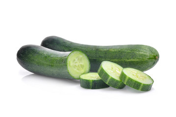 Cucumber isolated on white background