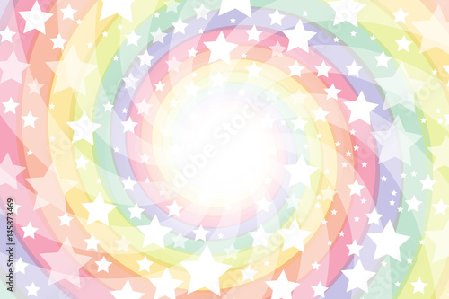 Background Wallpaper Vector Illustration Design Free Free Size Charge Free Colorful Color Rainbow Show Business Entertainment Party Image 背景素材壁紙 渦巻き 集中線 光線 輝き 螺旋 虹色 レインボー 放射状 星屑 スターダスト 天の川 Wall Mural Tomo00