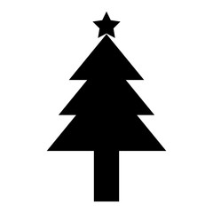 merry christmas pine tree vector illustration design