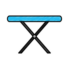 ironing board isolated icon vector illustration design
