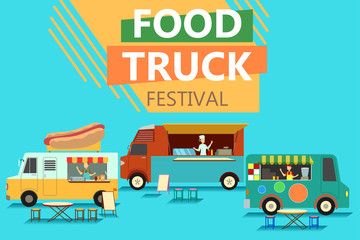 Street Food Truck Festival Poster