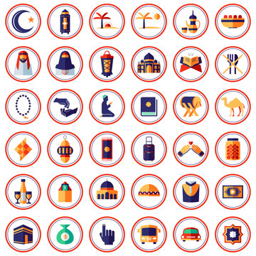Muslim and Islam Themed Icons