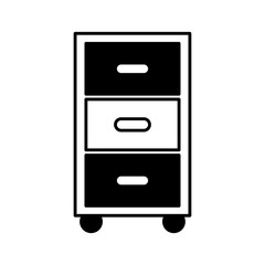 Laundry drawer isolated icon vector illustration design
