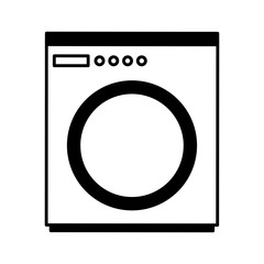 wash machine isolated icon vector illustration design