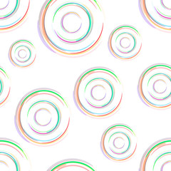 abstract rings as a seamless pattern for background