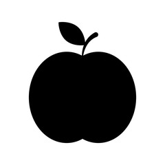 apple fresh fruit icon vector illustration design