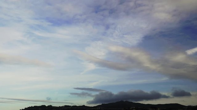 Timelapse: Cloud Chaos Above San Bruno Mountain, San Francisco, California, US, 4/25/17