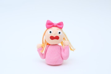 様々な表情の人形