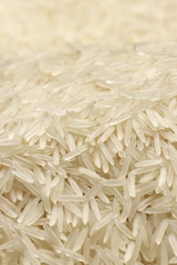 Pile of basmati rice