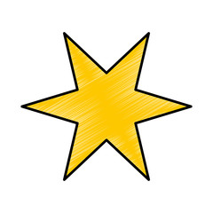 decorative star isolated icon vector illustration design