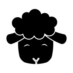 cute sheep manger character vector illustration design
