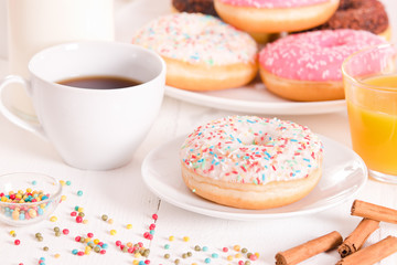 American donuts. 