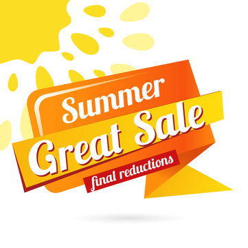 Web Banner sale summer