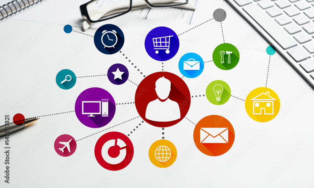 Poster interface design for mobile and web application
