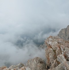 Fog over the rocks of Ai Petri