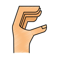 hand human language icon vector illustration design