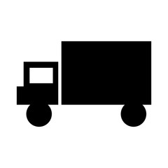 truck vehicle isolated icon vector illustration design