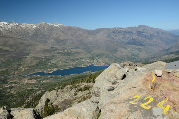 Corsican high mountains