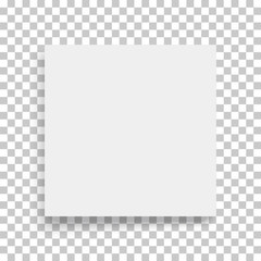 Mockup of a landscape-oriented magazine or catalogue. Blank sheet of paper. Element for advertising and promotional message. 3d vector illustration for your design.