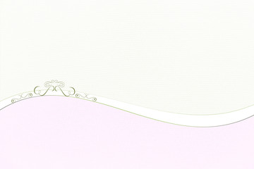 Hintergrund Stofftextur mit Welle und Ornament